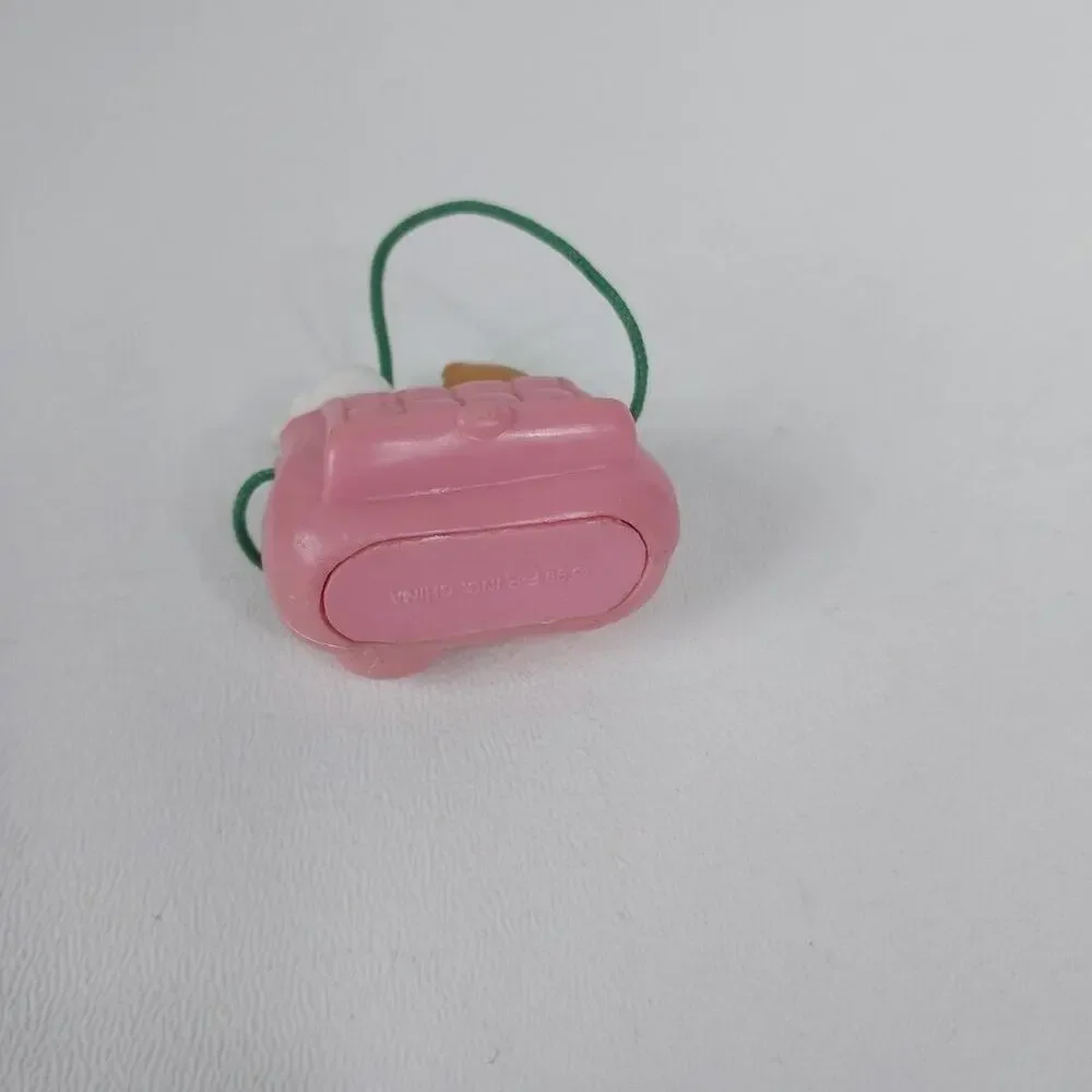Fisher Price Loving Family Diaper Bag Pink Nursery Decor Teddy Bear Vintage 1999